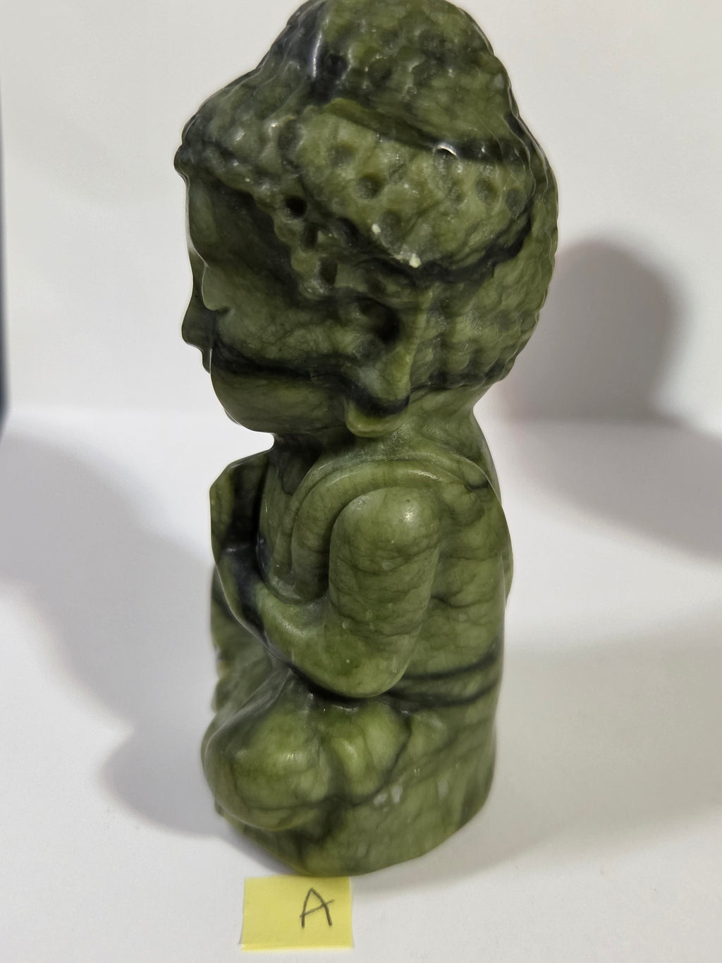 Green Jade Baby Buddha A