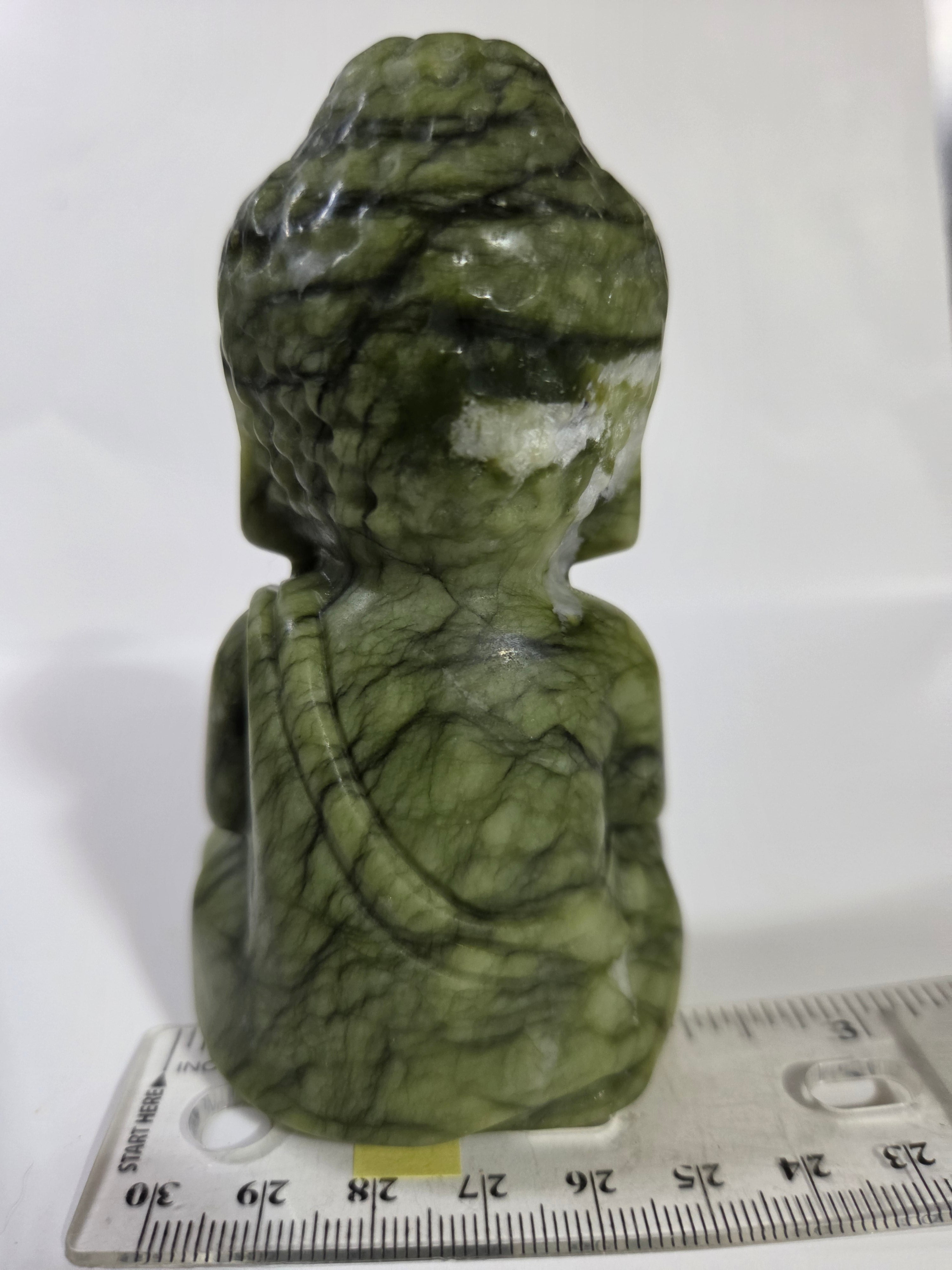 Green Jade Baby Buddha B