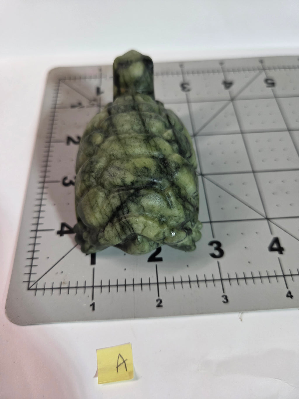 Green Jade Turtle Carving Speicemen A