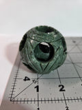 Green Jade Puzzle Ball Carved Sphere - Specimen A