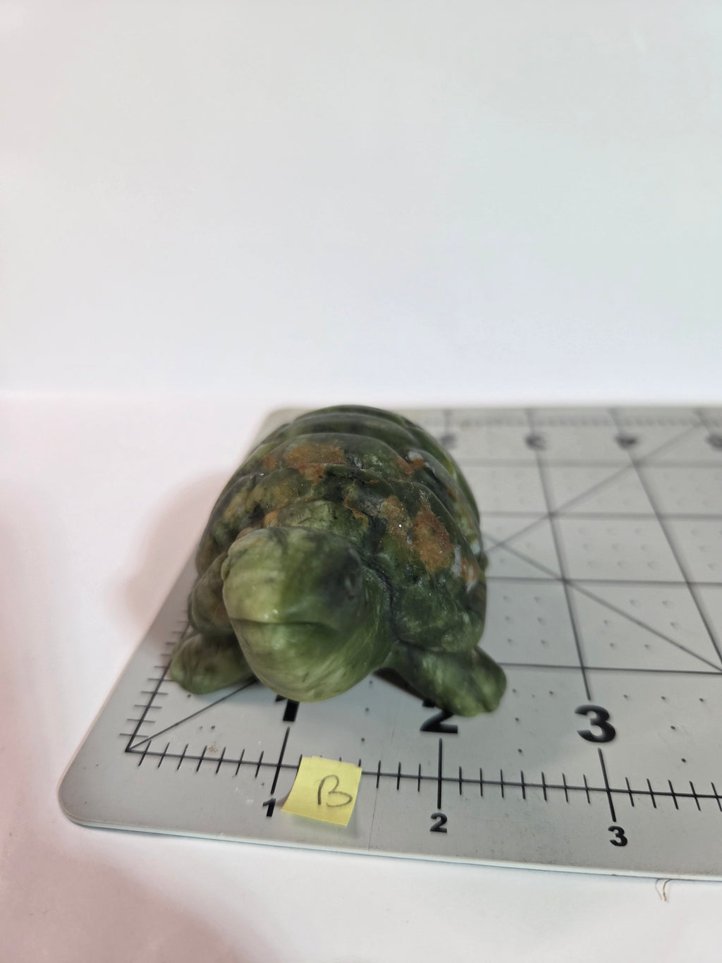 Green Jade Turtle Carving - Specimen B